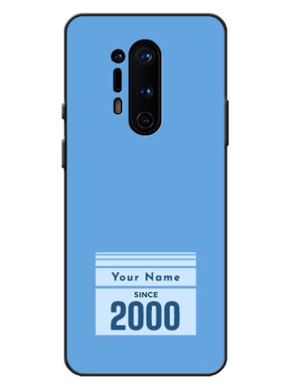 Custom OnePlus 8 Pro Custom Metal Phone Case - Custom Year Of Birth Design