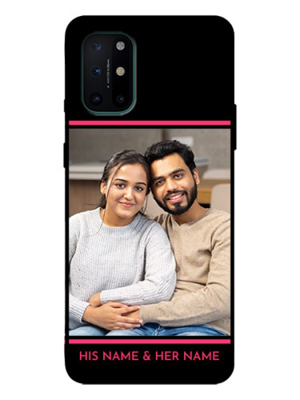 Custom OnePlus 8T Custom Metal Phone Case - With Add Text Design