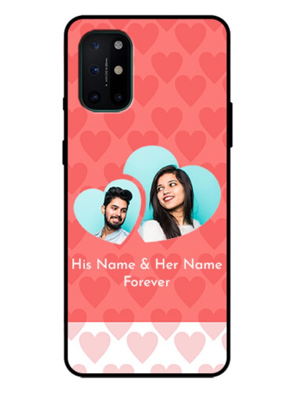 Custom OnePlus 8T Custom Metal Phone Case - Couple Pic Upload Design