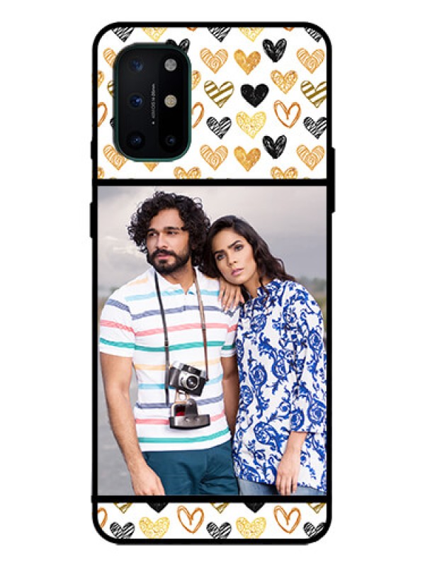 Custom OnePlus 8T Custom Metal Phone Case - Love Symbol Design