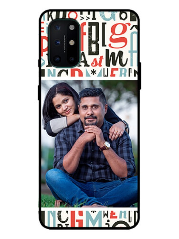 Custom OnePlus 8T Custom Metal Phone Case - Alphabet Design