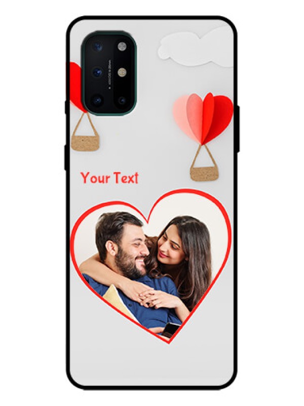 Custom OnePlus 8T Custom Metal Phone Case - Parachute Love Design