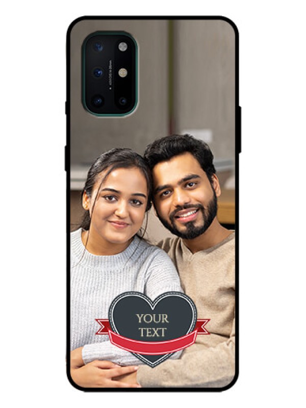 Custom OnePlus 8T Custom Metal Phone Case - Just Married Couple Design