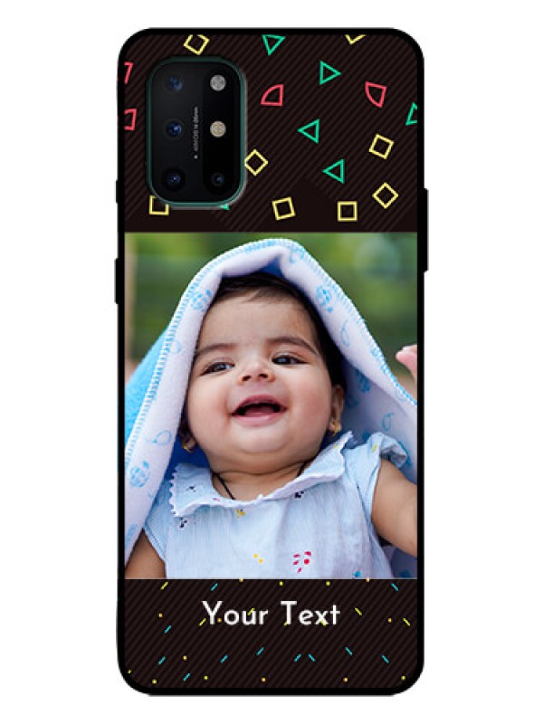 Custom OnePlus 8T Custom Metal Phone Case - With Confetti Birthday Design