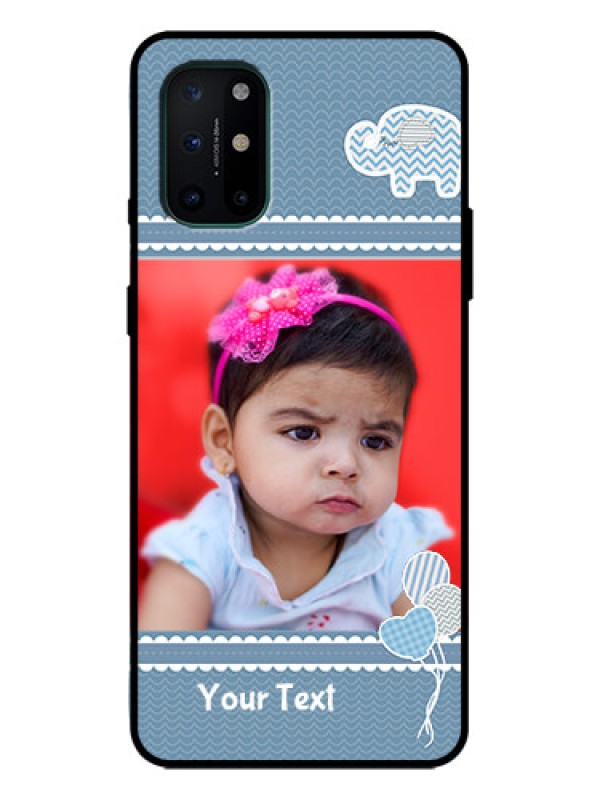 Custom OnePlus 8T Custom Metal Phone Case - With Kids Pattern Design