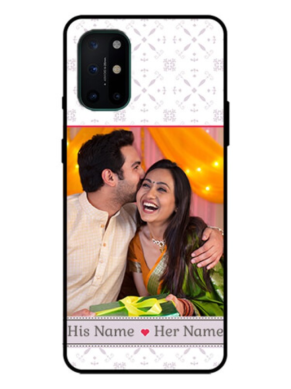Custom OnePlus 8T Custom Metal Phone Case - With Photo And Ethnic Design