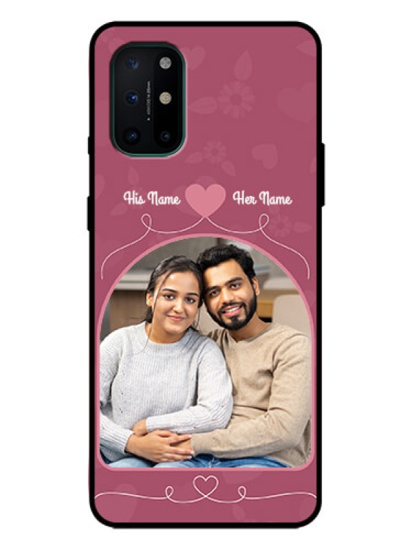 Custom OnePlus 8T Custom Metal Phone Case - Love Floral Design