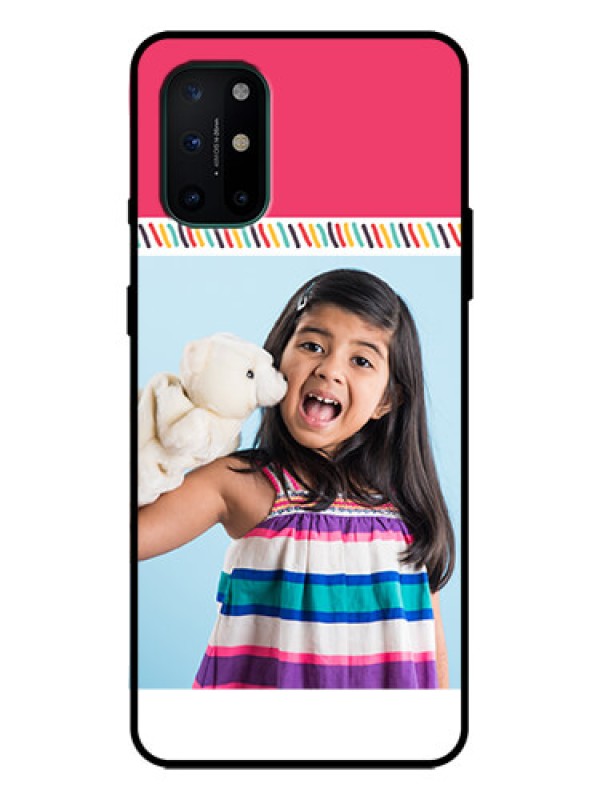 Custom OnePlus 8T Custom Metal Phone Case - Line Art Design