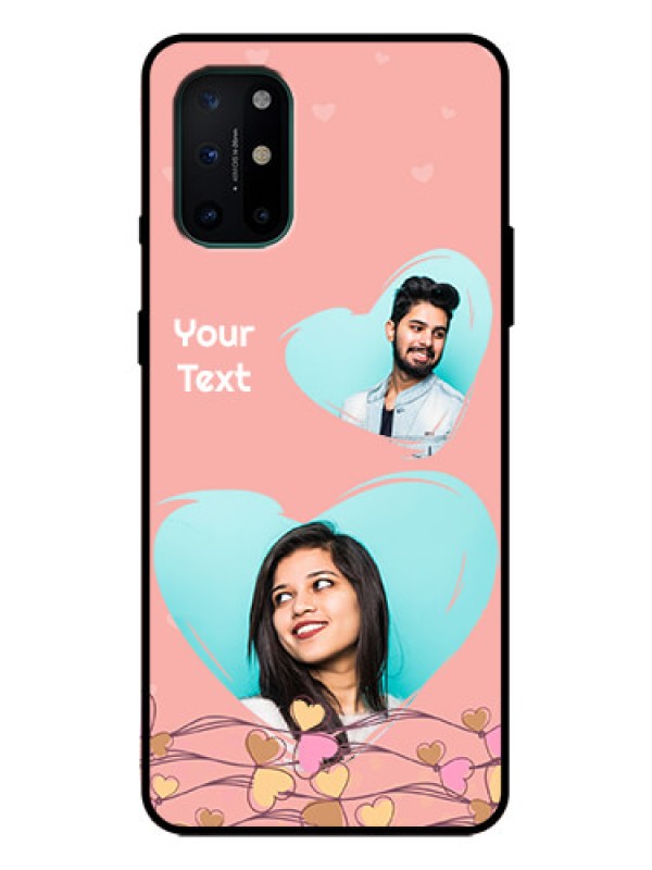 Custom OnePlus 8T Custom Metal Phone Case - Love Doodle Design