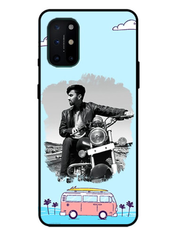 Custom OnePlus 8T Custom Metal Phone Case - Travel and Adventure Design