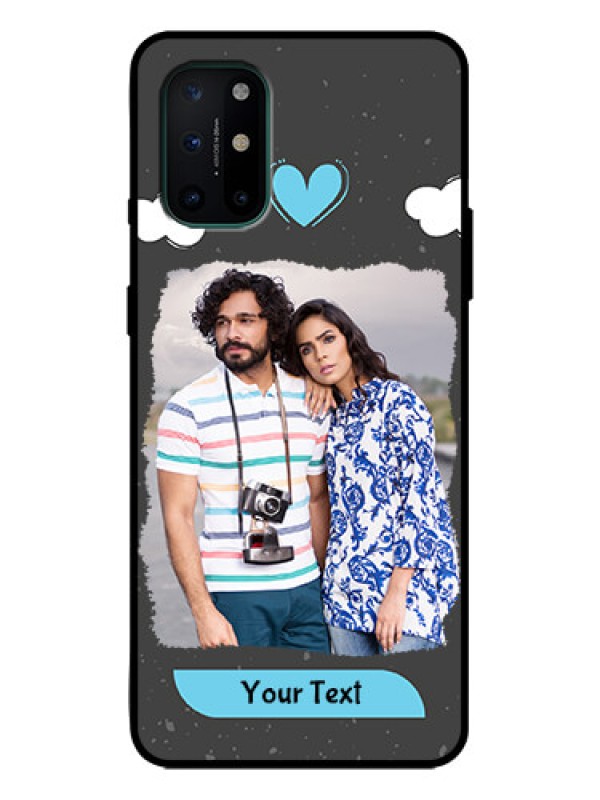 Custom OnePlus 8T Custom Metal Phone Case - Splashes With Love Doodles Design