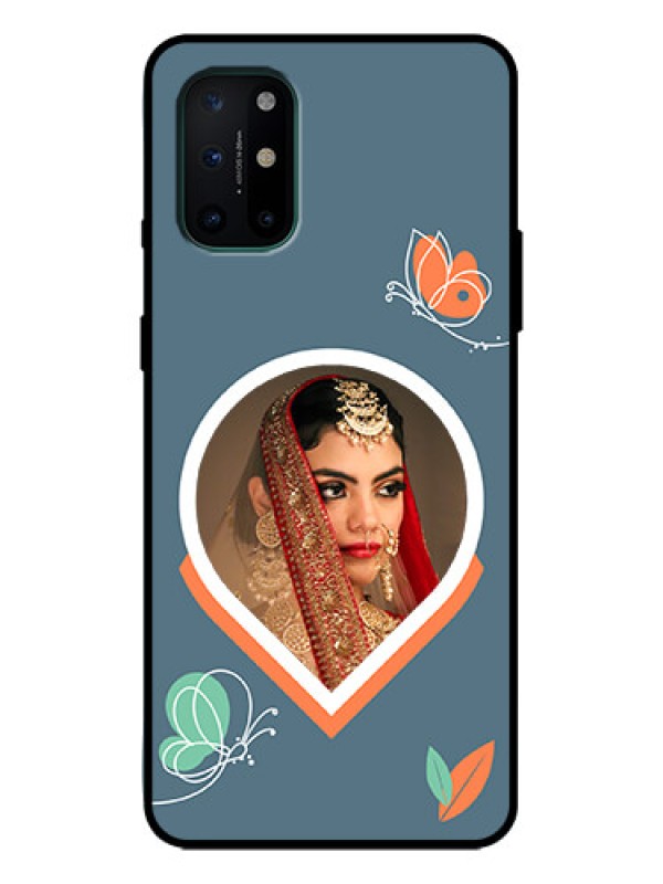 Custom OnePlus 8T Custom Metal Phone Case - Droplet Butterflies Design