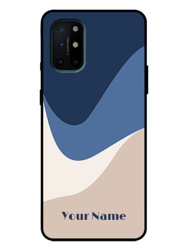 Custom OnePlus 8T Custom Metal Phone Case - Abstract Drip Art Design