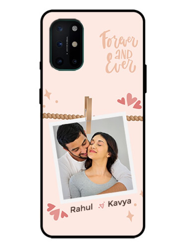 Custom OnePlus 8T Custom Metal Phone Case - Forever And Ever Love Design