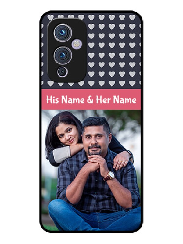 Custom OnePlus 9 5G Custom Metal Phone CaseLove Symbols Design