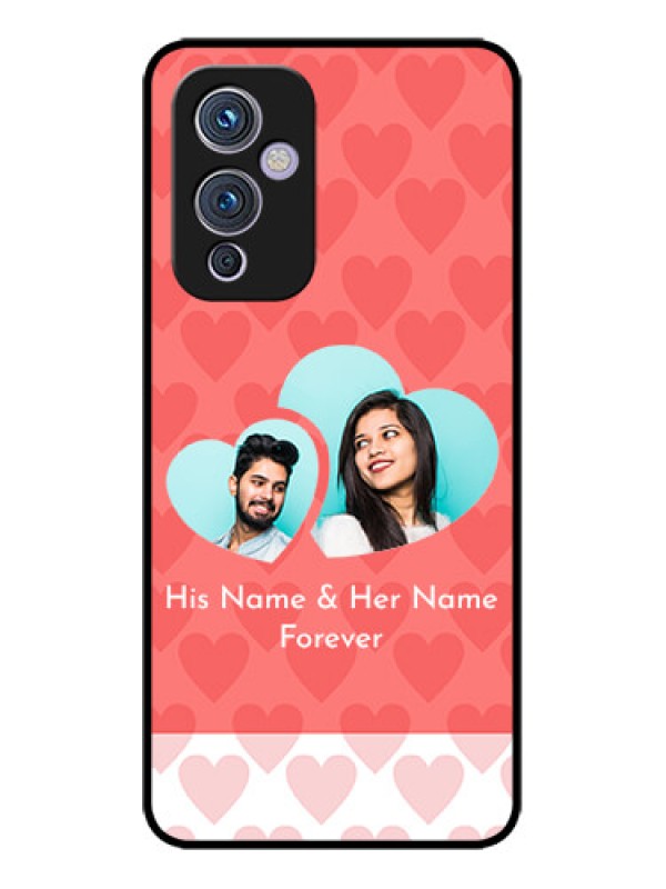 Custom OnePlus 9 5G Custom Metal Phone CaseCouple Pic Upload Design