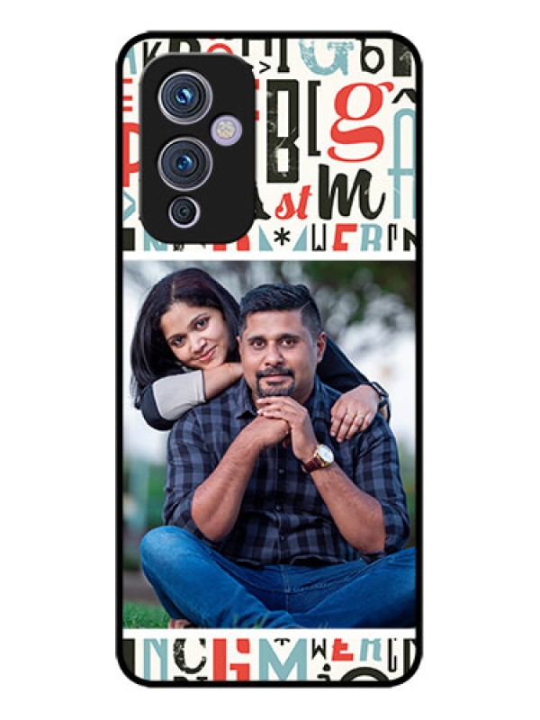 Custom OnePlus 9 5G Custom Metal Phone CaseAlphabet Design