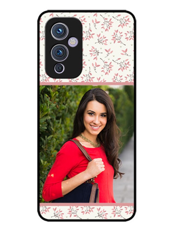 Custom OnePlus 9 5G Custom Metal Phone CaseStunning Floral Design