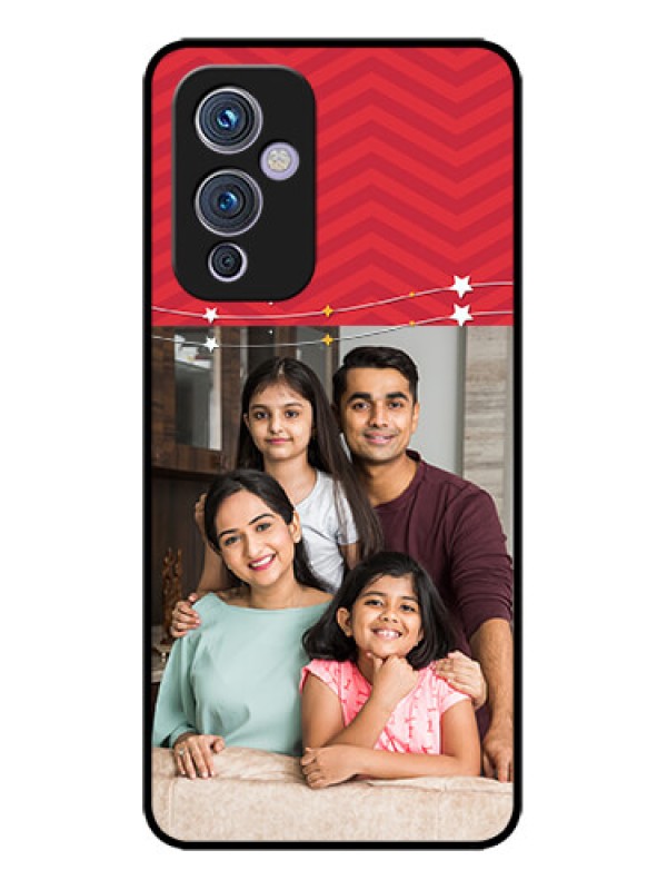 Custom OnePlus 9 5G Custom Metal Phone CaseHappy Family Design