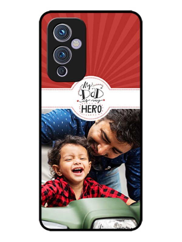 Custom OnePlus 9 5G Custom Metal Phone CaseMy Dad Hero Design