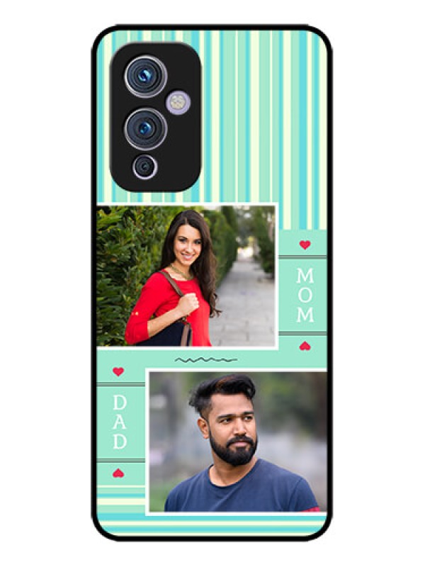 Custom OnePlus 9 5G Custom Metal Phone CaseMom and Dad Pic Design