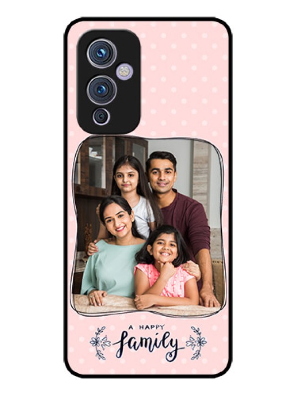 Custom OnePlus 9 5G Custom Metal Phone CaseFamily With Dots Design