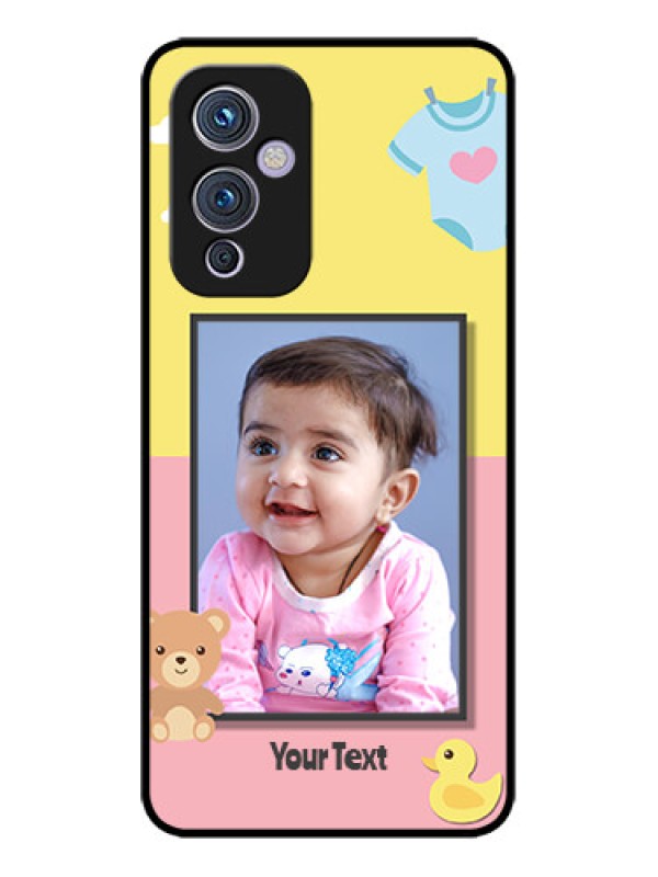 Custom OnePlus 9 5G Custom Metal Phone CaseKids 2 Color Design