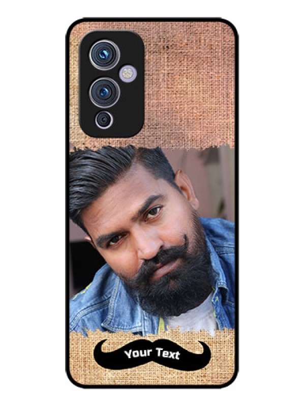 Custom OnePlus 9 5G Custom Metal Phone CaseWith Texture Design
