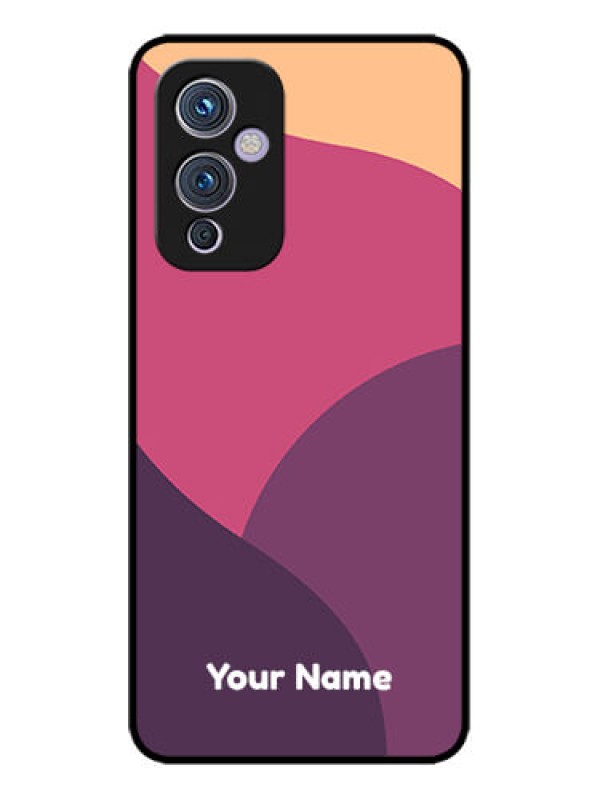 Custom OnePlus 9 5G Custom Metal Phone CaseMixed Multi - Colour Abstract Art Design