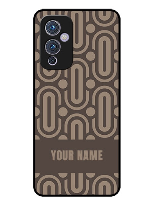 Custom OnePlus 9 5G Custom Metal Phone CaseCaptivating Zero Pattern Design