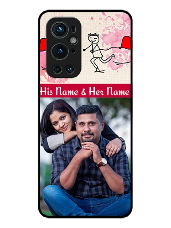 Custom OnePlus 9 Pro 5G Custom Metal Phone CaseYou And Me Case Design