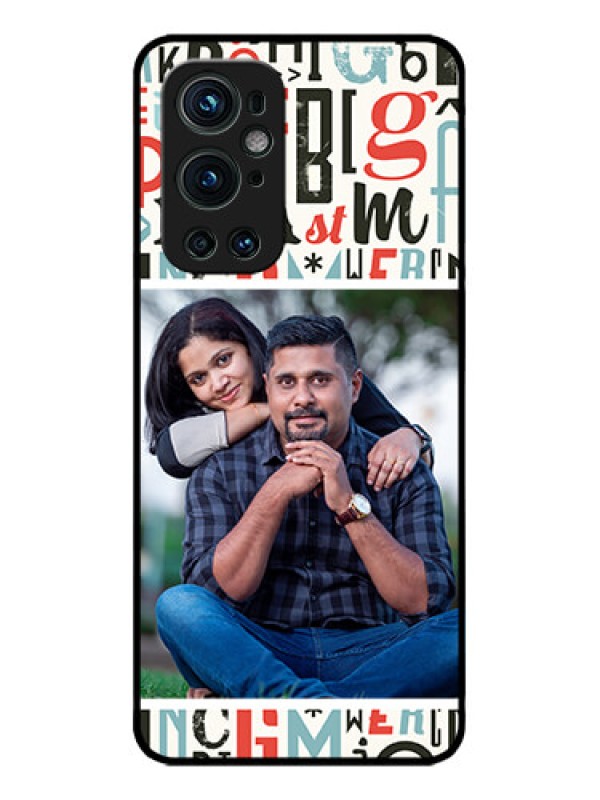 Custom OnePlus 9 Pro 5G Custom Metal Phone CaseAlphabet Design