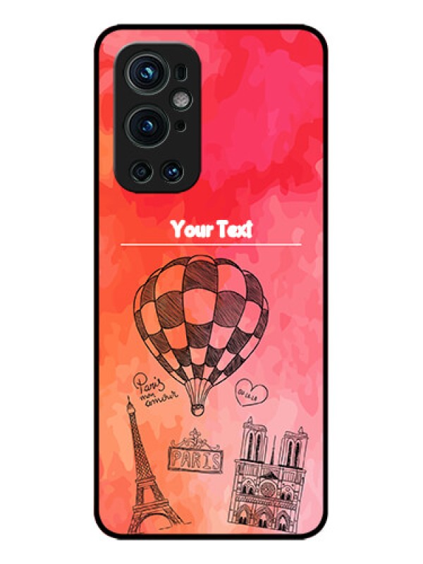 Custom OnePlus 9 Pro 5G Custom Metal Phone CaseParis Theme Design