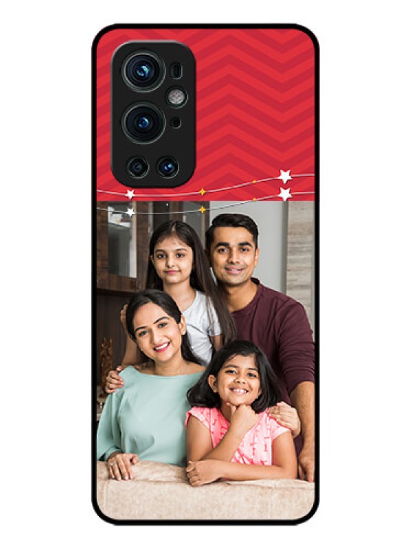 Custom OnePlus 9 Pro 5G Custom Metal Phone CaseHappy Family Design