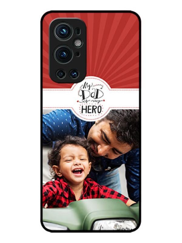 Custom OnePlus 9 Pro 5G Custom Metal Phone CaseMy Dad Hero Design