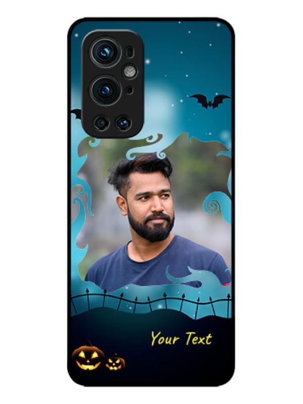 Custom OnePlus 9 Pro 5G Custom Metal Phone CaseHalloween Frame Design