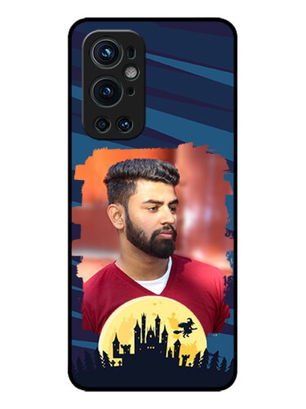 Custom OnePlus 9 Pro 5G Custom Metal Phone CaseHalloween Witch Design