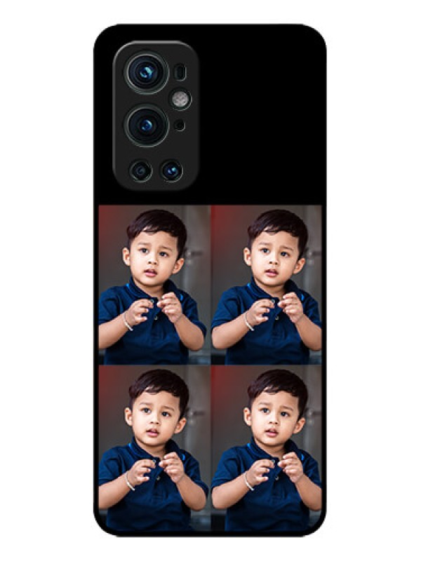 Custom OnePlus 9 Pro 5G Custom Metal Phone Case4 Image Holder Design