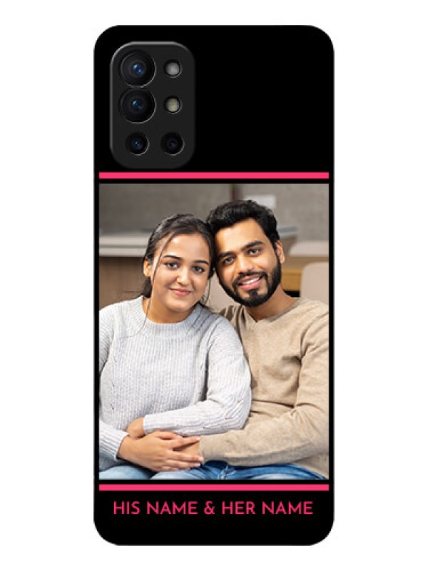 Custom OnePlus 9R 5G Custom Metal Phone CaseWith Add Text Design