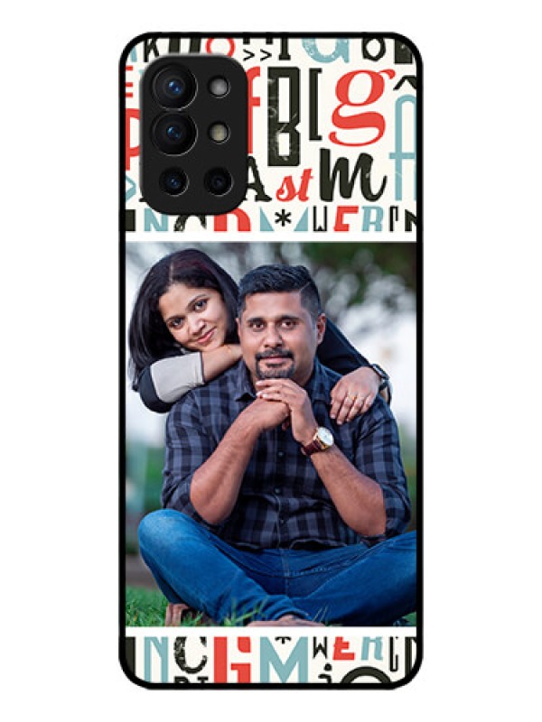 Custom OnePlus 9R 5G Custom Metal Phone CaseAlphabet Design