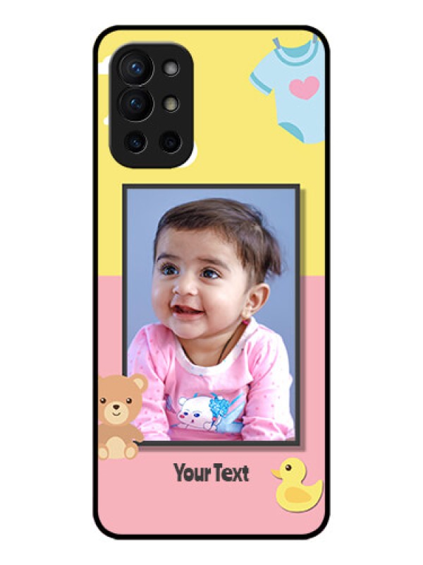 Custom OnePlus 9R 5G Custom Metal Phone CaseKids 2 Color Design