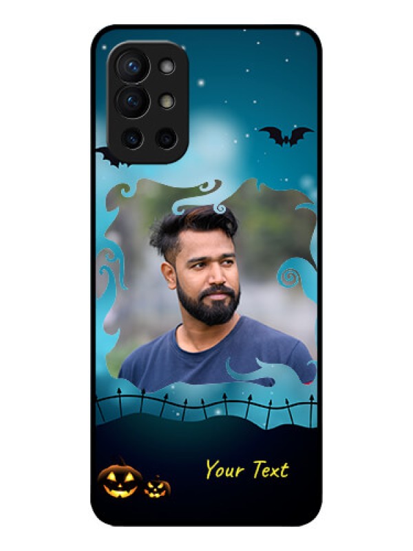 Custom OnePlus 9R 5G Custom Metal Phone CaseHalloween Frame Design