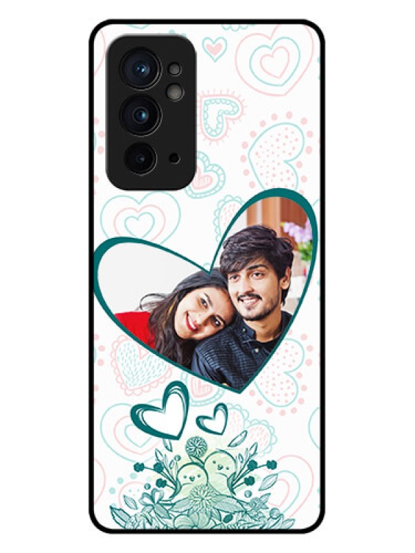 Custom OnePlus 9RT 5G Custom Metal Phone CasePremium Couple Design
