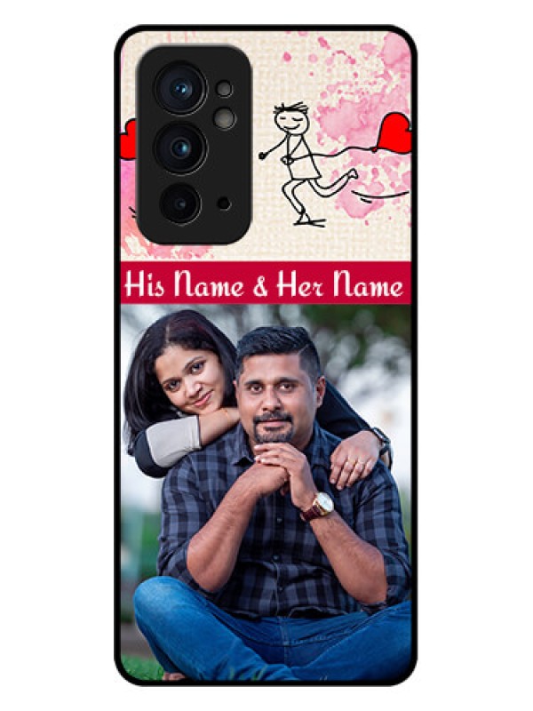 Custom OnePlus 9RT 5G Custom Metal Phone CaseYou And Me Case Design