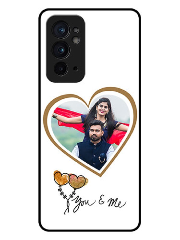 Custom OnePlus 9RT 5G Custom Metal Phone CaseYou and Me Design