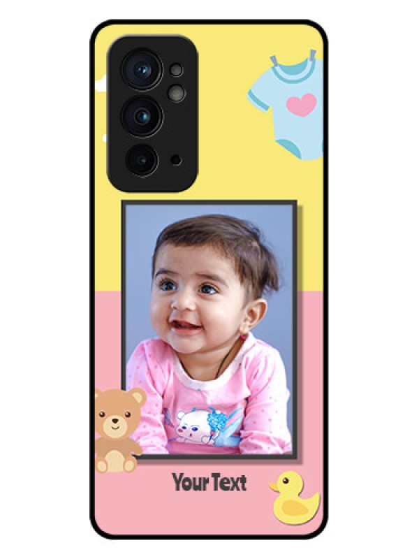 Custom OnePlus 9RT 5G Custom Metal Phone CaseKids 2 Color Design