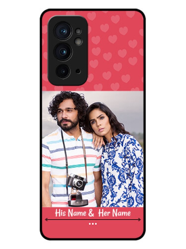 Custom OnePlus 9RT 5G Custom Metal Phone CaseSimple Love Design