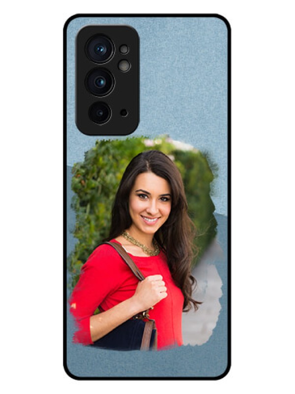 Custom OnePlus 9RT 5G Custom Metal Phone CaseGrunge Line Art Design