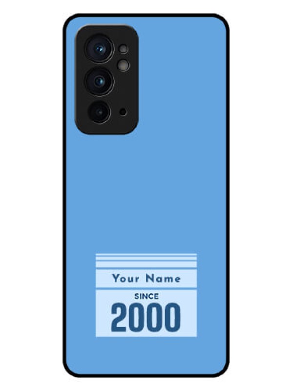 Custom OnePlus 9RT 5G Custom Metal Phone CaseCustom Year Of Birth Design
