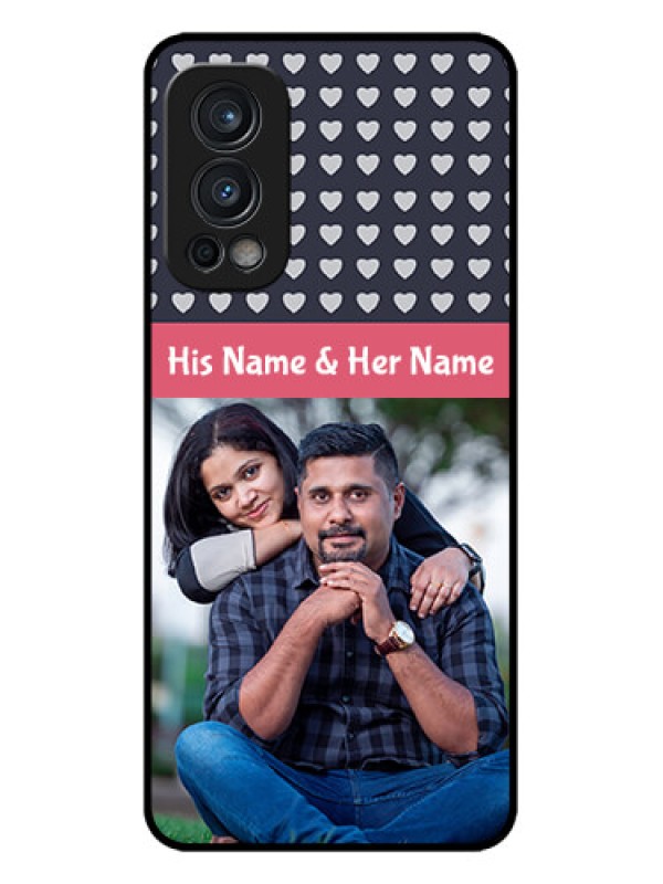 Custom OnePlus Nord 2 5G Custom Metal Phone CaseLove Symbols Design